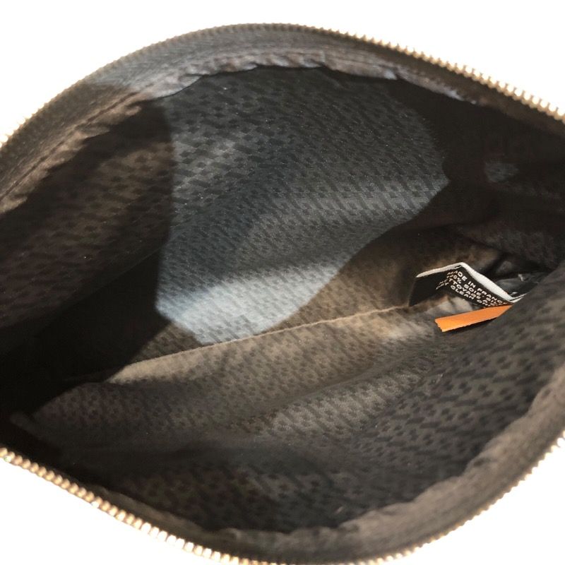 HERMES Silky Pocket Black Unisex Pouch - Timeless Elegance