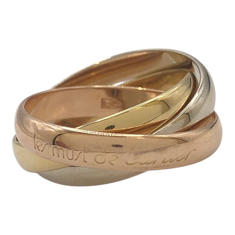 Cartier Trinity Ring in K18WG/K18PG/K18YG - A Timeless Masterpiece