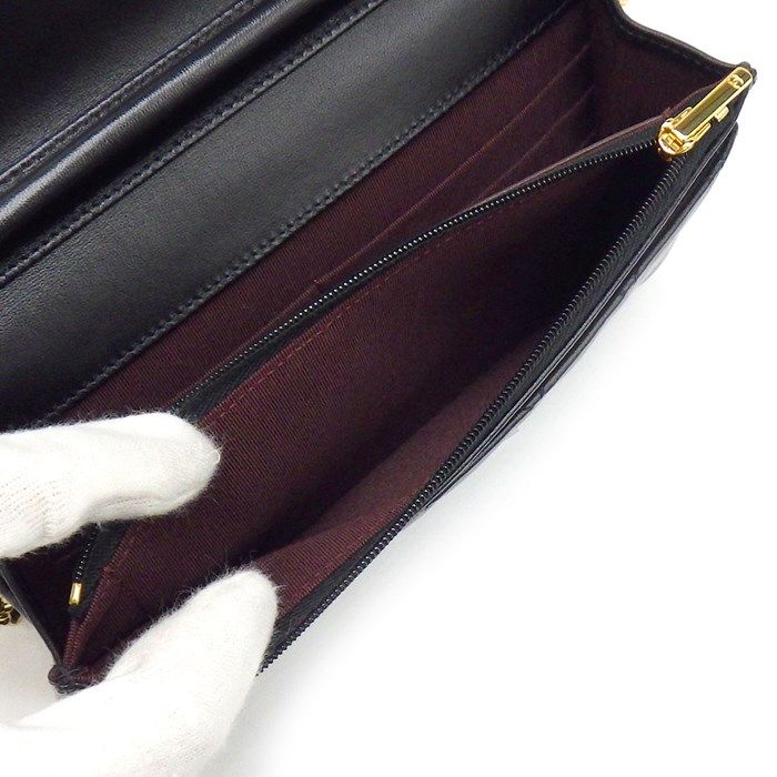 Chanel Classic Chain Wallet AP0250 in Black Lambskin - Timeless Elegance