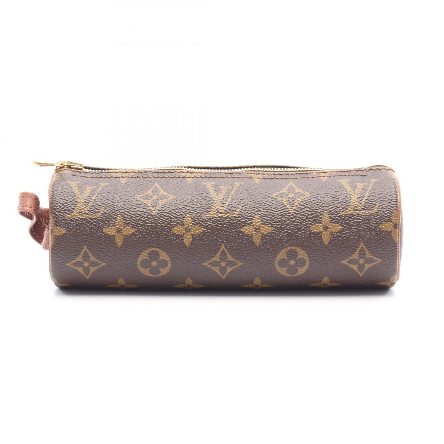 Louis Vuitton Trousse Ronde Pouch - Timeless Elegance in Brown