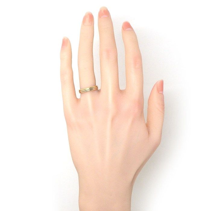 Cartier Trinity Wedding Ring in Three Colors - K18 Gold