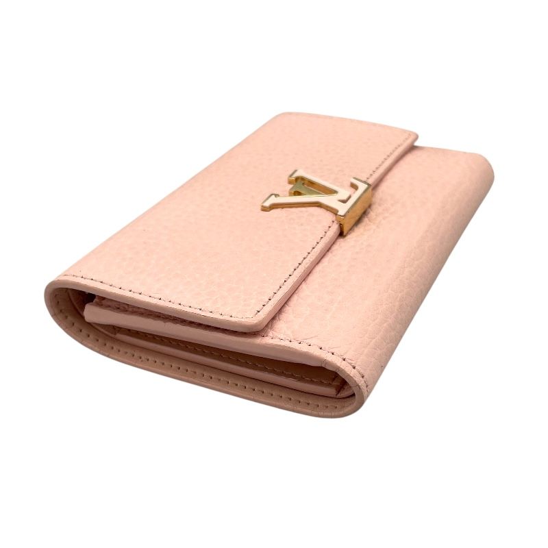 Louis Vuitton Capucines Compact Wallet in Rose Jasmine - Exquisite Craftsmanship