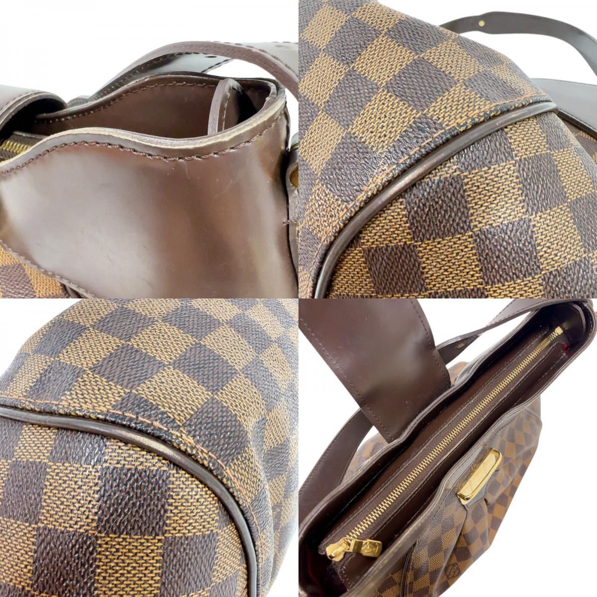 Louis Vuitton Sistina MM Brown Damier Canvas Tote Bag