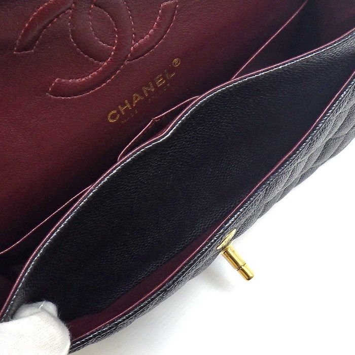 Chanel Classic Flap Bag Matelassé 23 Small 2015 - Black Caviar