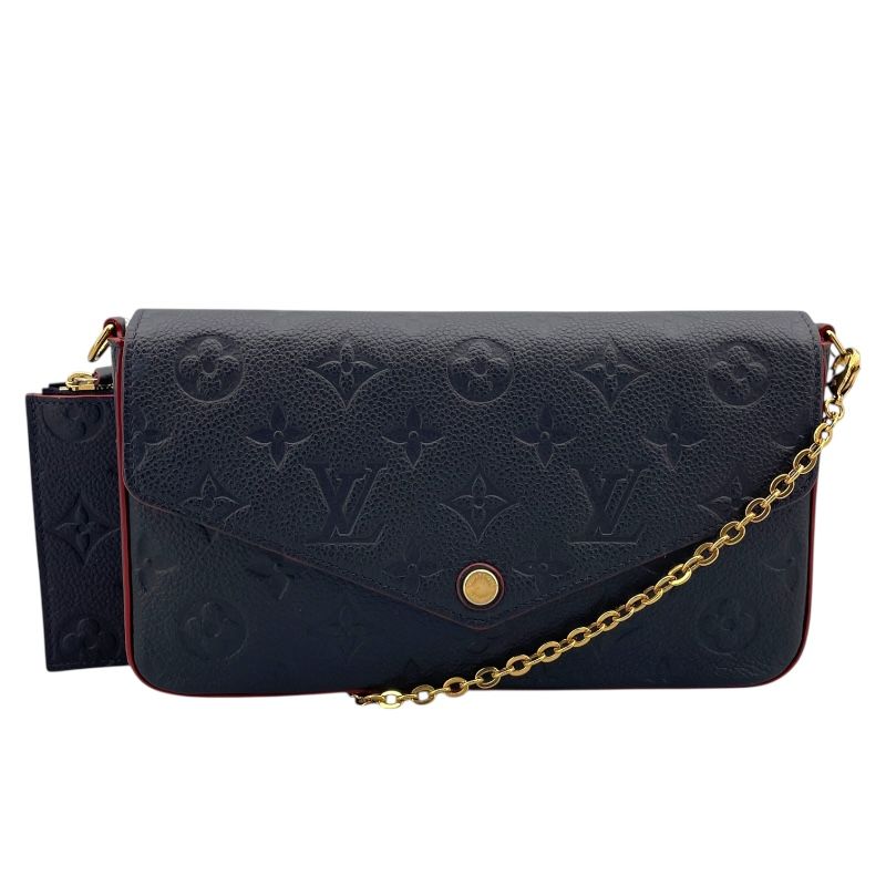 Louis Vuitton Pochette Felicie M64099 Navy/Marine Rouge