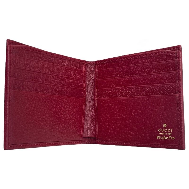 GUCCI Micro GG Supreme Doraemon Collaboration Bi-Fold Wallet