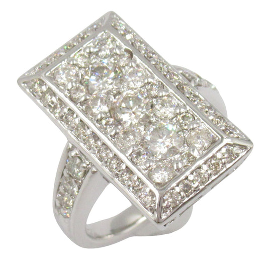 Exquisite Diamond Ring in K18 White Gold - 2.00ct