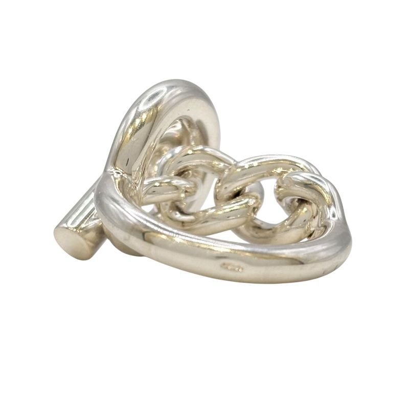 HERMES Croisette Ring in Silver 925 - Unisex Luxury Jewelry