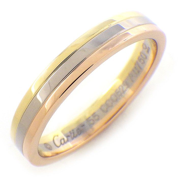 Cartier Vendôme Trinity Wedding Ring in Three Colors - K18 Gold