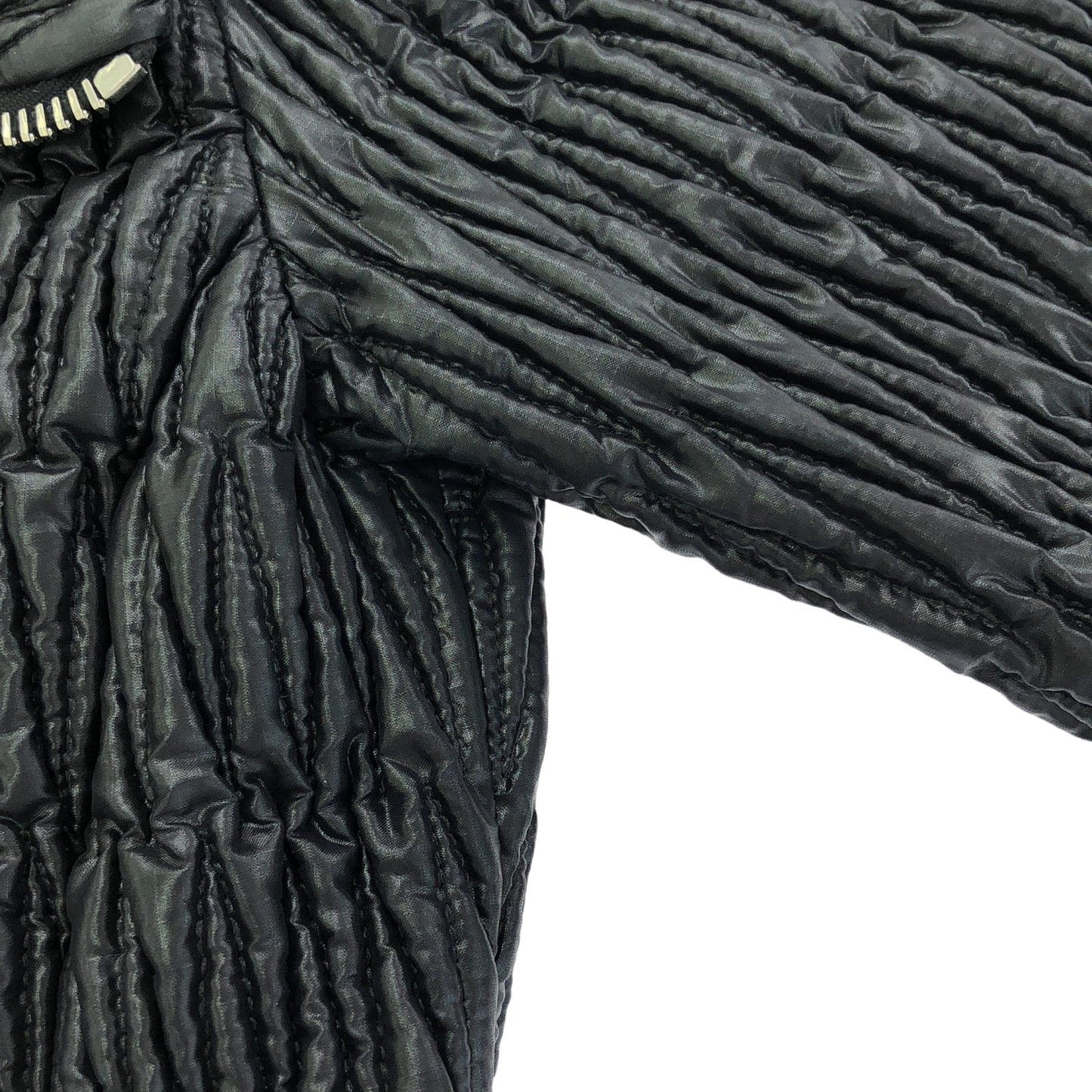 PRADA SPORT LINEA ROSSA Black Nylon Jacket - Timeless Elegance