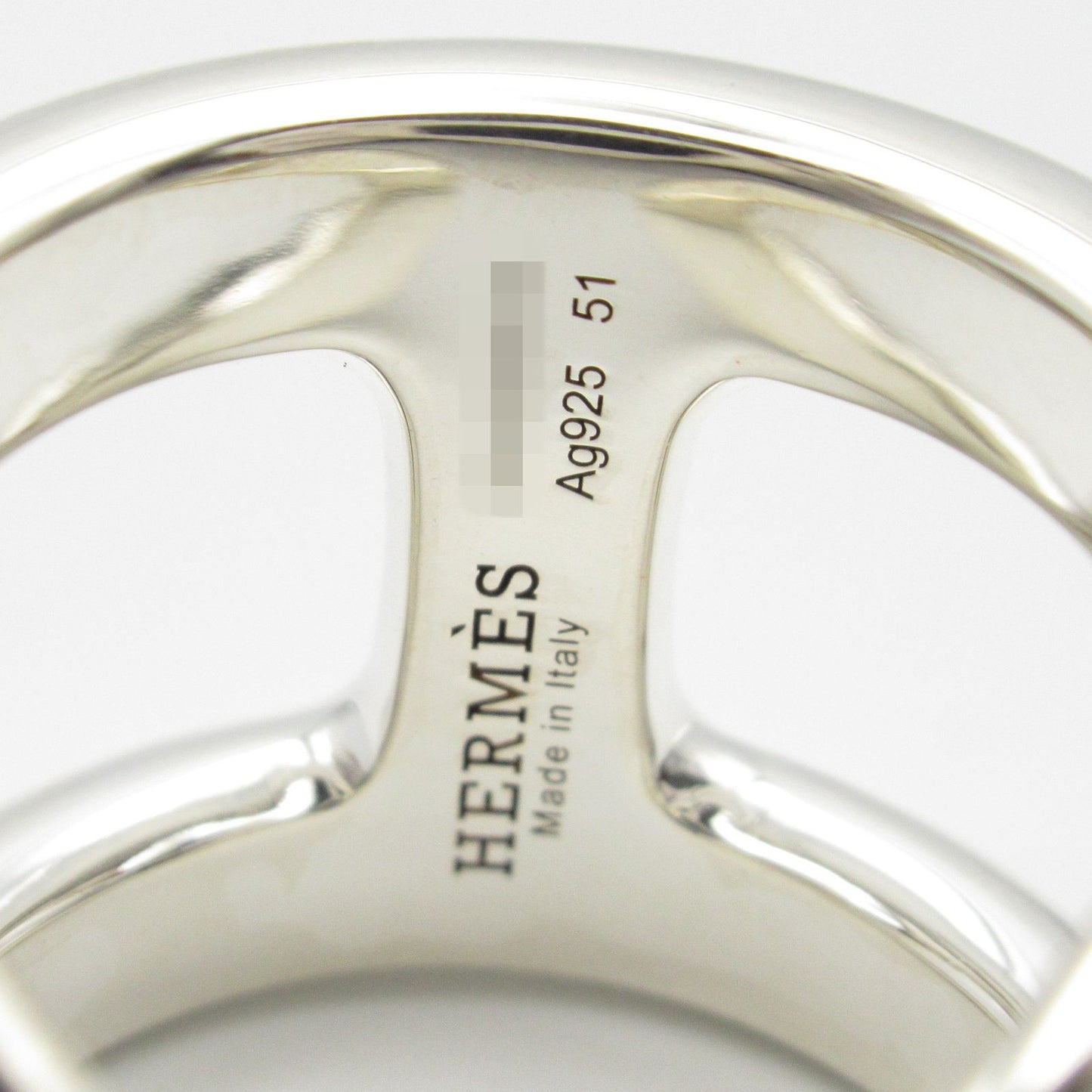 HERMES Osmoz Large Ring in Silver 925 - Unisex Elegance