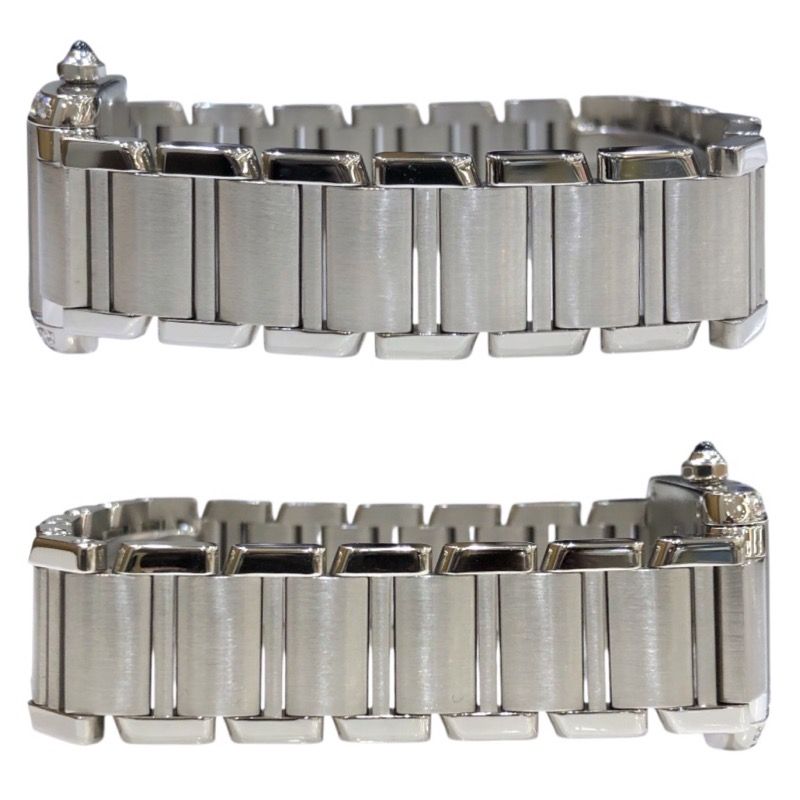 Cartier Tank Française SM W4TA0008 - Exquisite Silver Ladies Watch