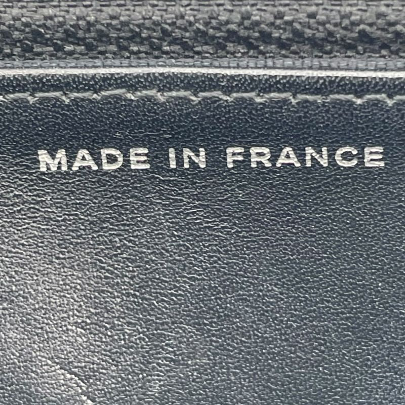 CHANEL Matelassé Chain Shoulder Bag - Black Canvas & Calfskin