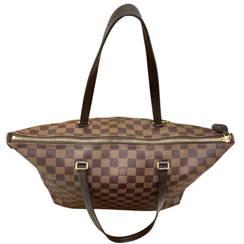 Louis Vuitton Iena MM Brown Damier Canvas Tote Bag - Authentic Luxury