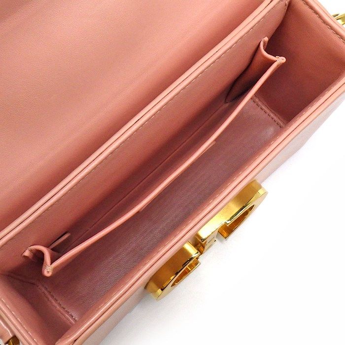 Dior 30 Montaigne Box Micro Shoulder Bag in Rose Devan