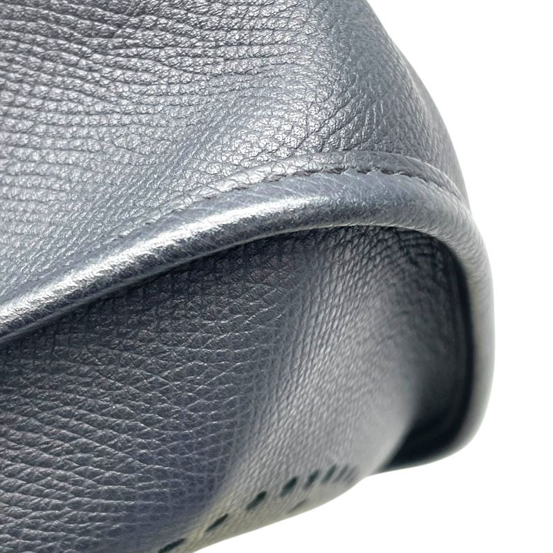 HERMES Évelyne TPM A刻 Black Leather Shoulder Bag for Women