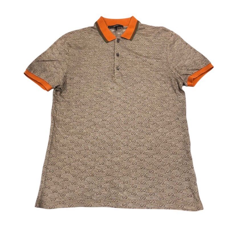GUCCI GG Pattern Cotton Polo Shirt - Timeless Elegance