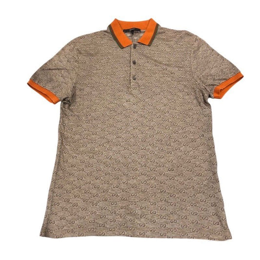 GUCCI GG Pattern Cotton Polo Shirt - Timeless Elegance