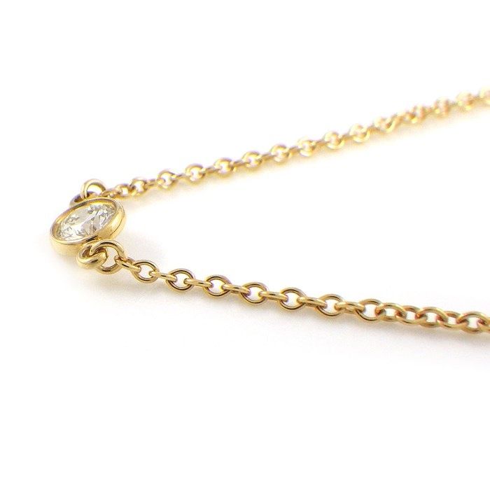 Tiffany & Co. By The Yard Necklace with 0.13ct Diamonds in 18K Yellow Gold