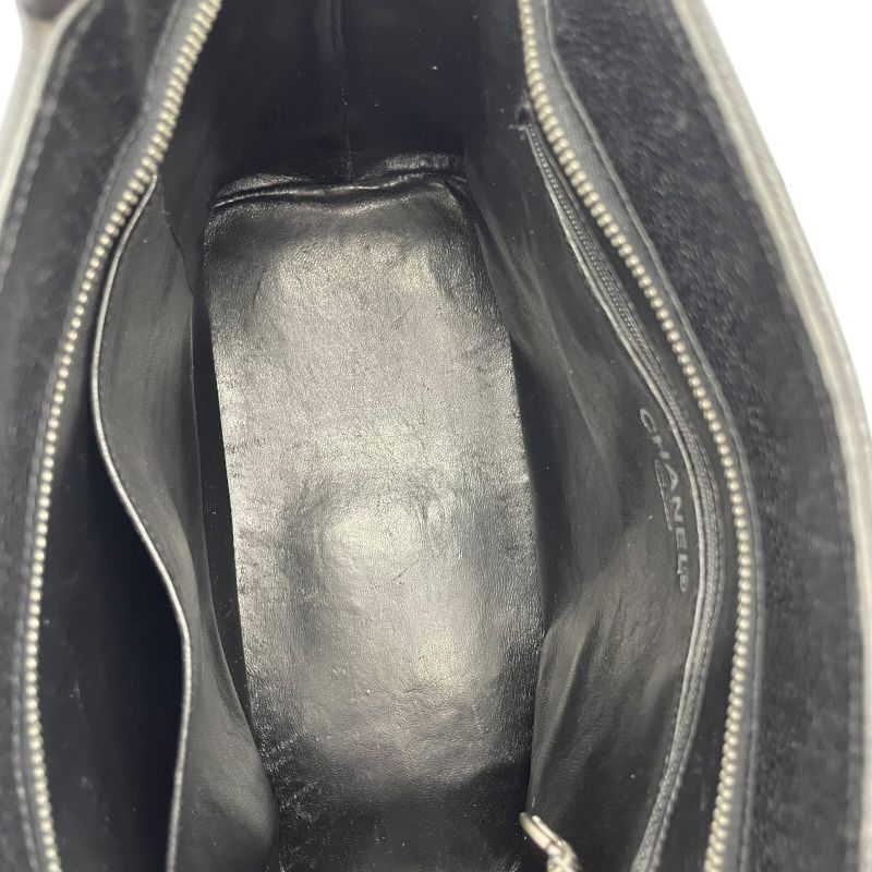 CHANEL Reissue Tote A01804 Black Caviar Leather Handbag