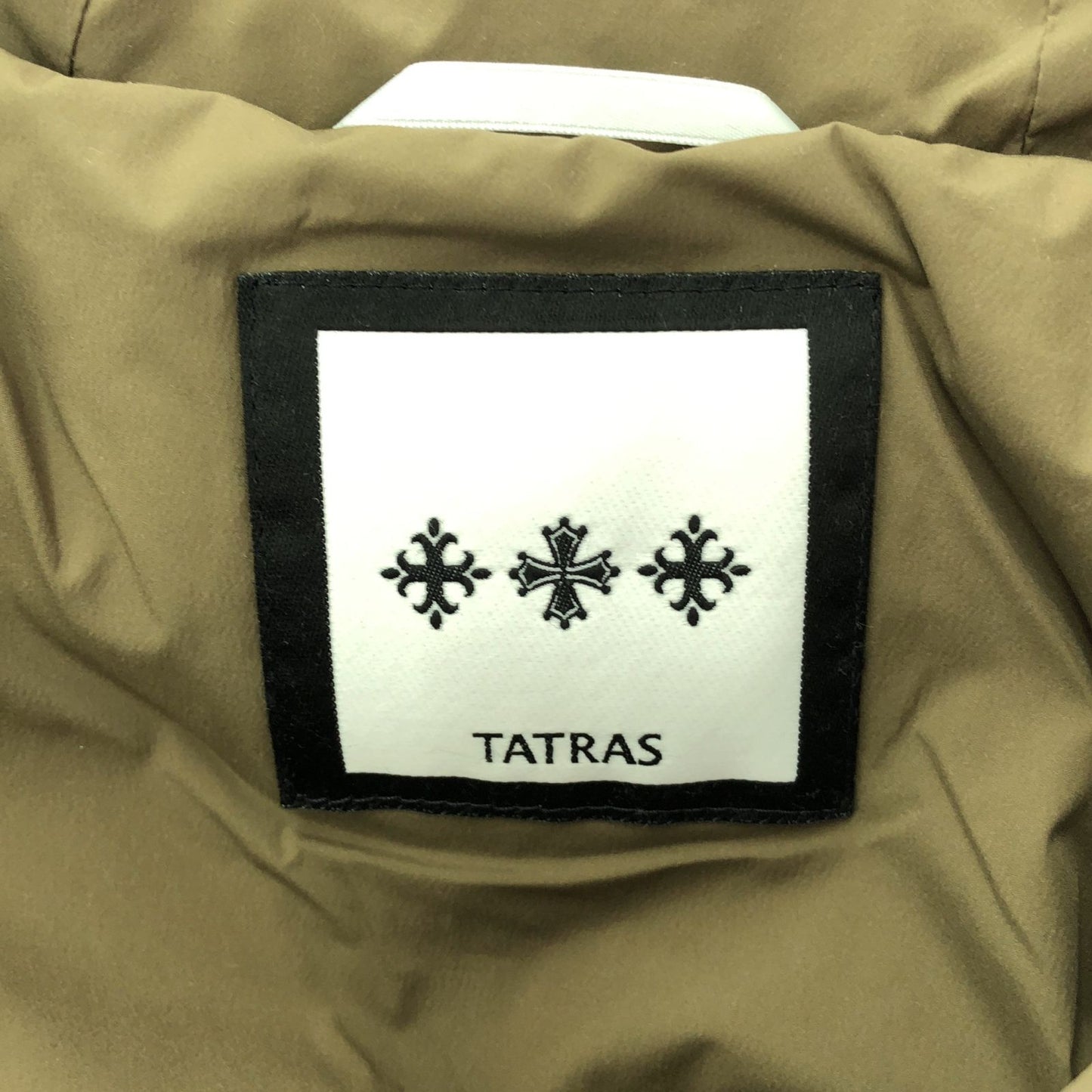 TATRAS Women's Down Coat in Olive Green - Exquisite Craftsmanship