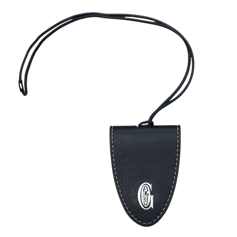 GOYARD Navy Leather Money Clip - Unisex Luxury Accessory