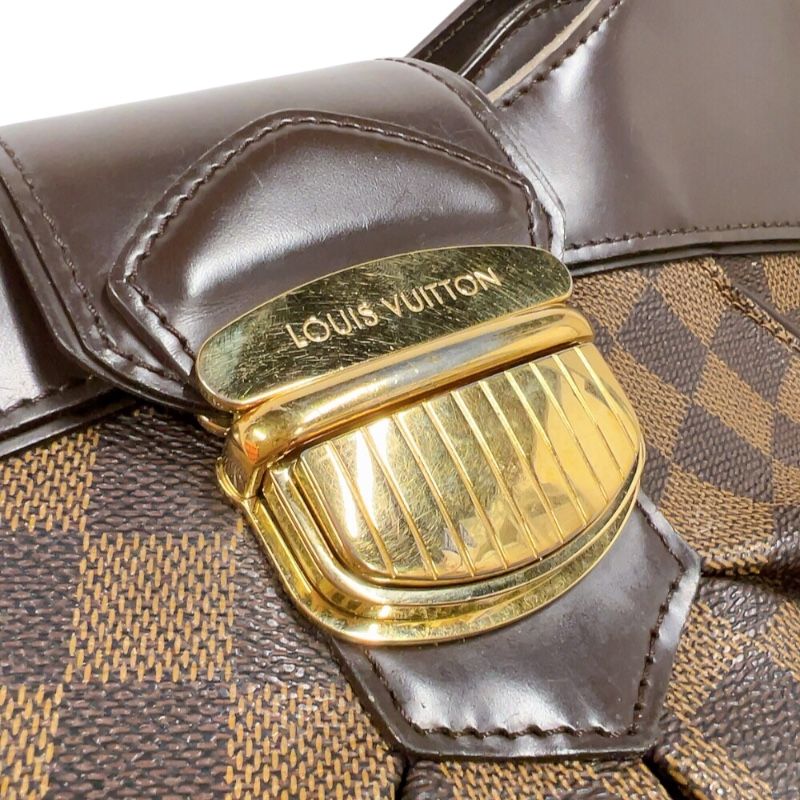 Louis Vuitton Sistina MM Brown Damier Canvas Tote Bag
