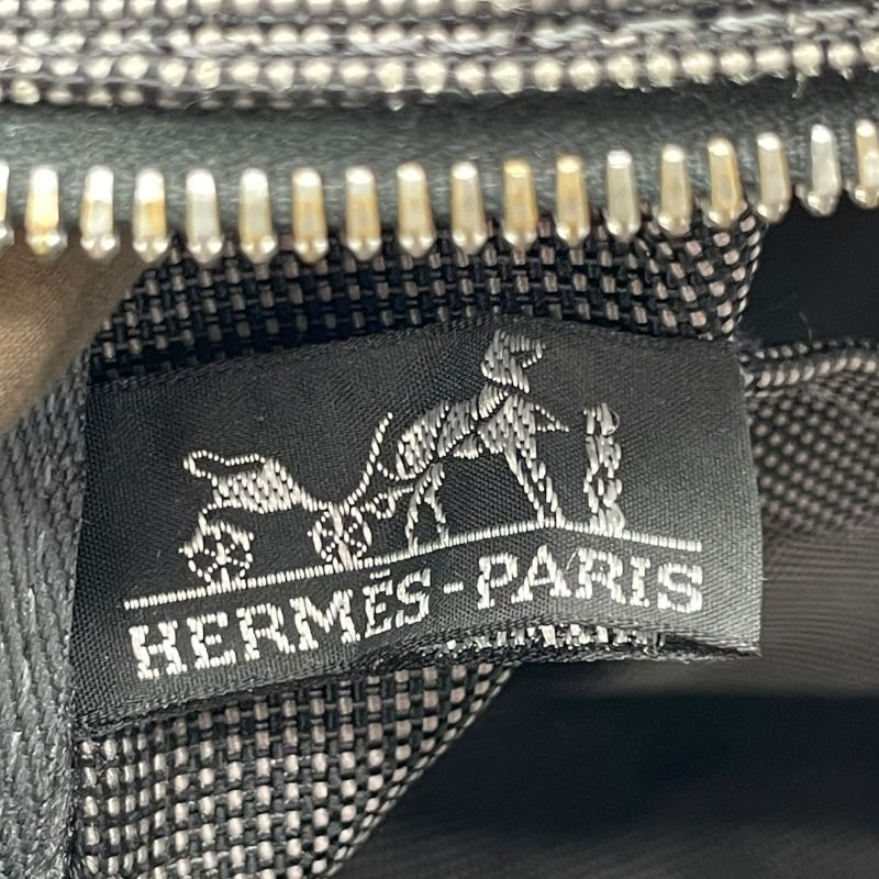 HERMES Émile Line MM Tote in Gray with Silver Hardware