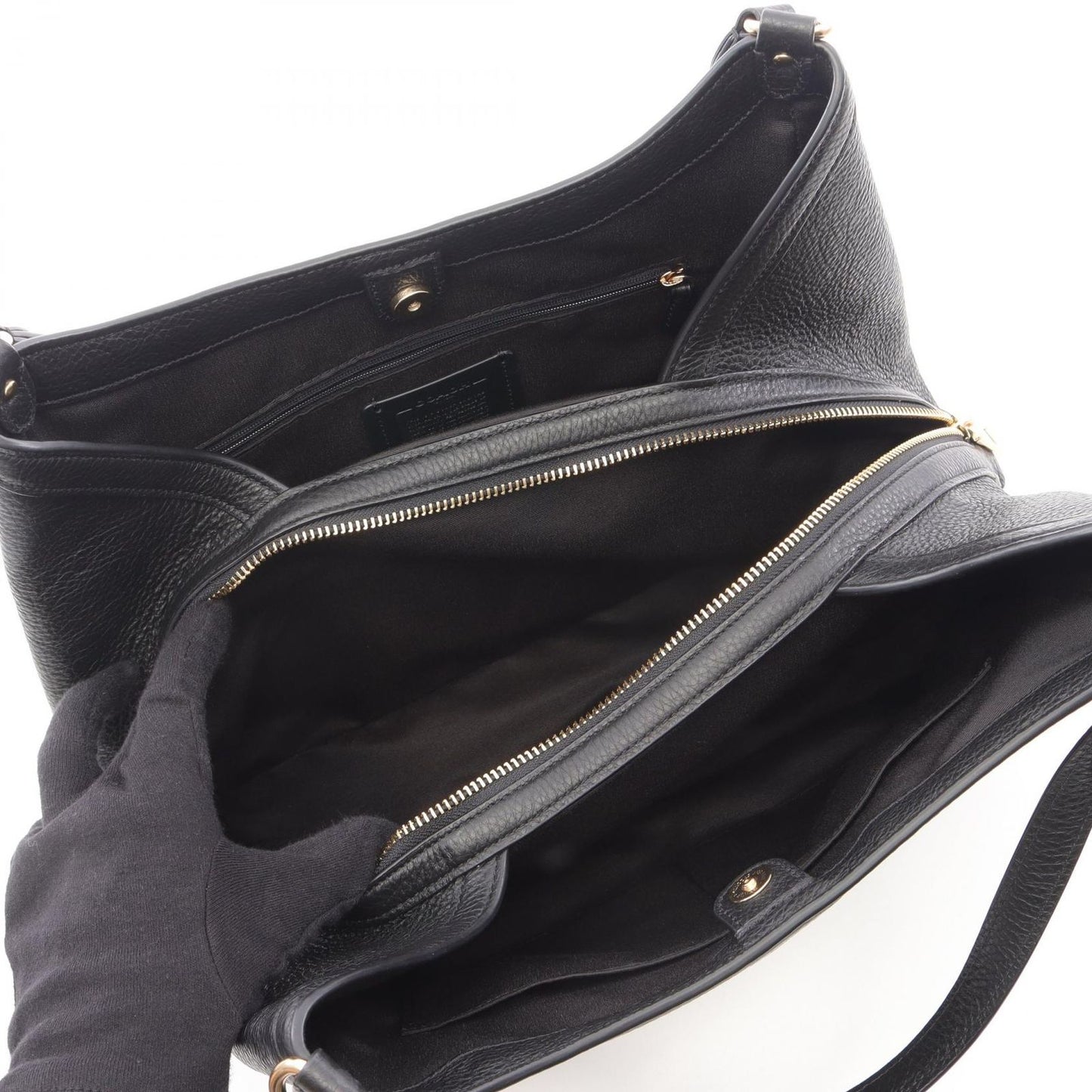 COACH Christie Shoulder Bag in Black Leather - Timeless Elegance