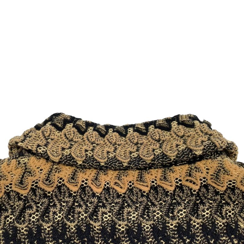 MISSONI Beige Patterned Knit Coat - Timeless Elegance