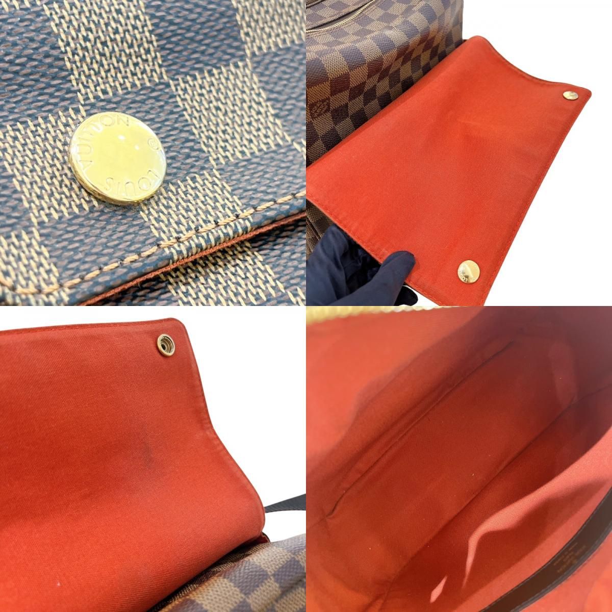 Louis Vuitton Naviglio N45255 Brown Damier Shoulder Bag for Women