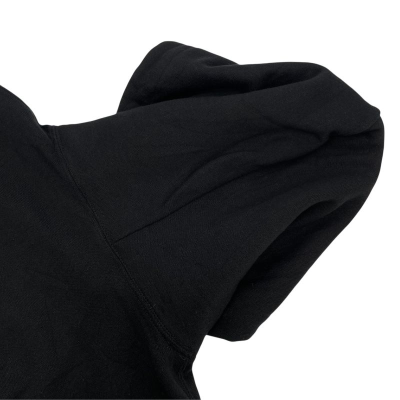 Champion Reverse Weave Embroidered Sweat Hoodie - Black Cotton