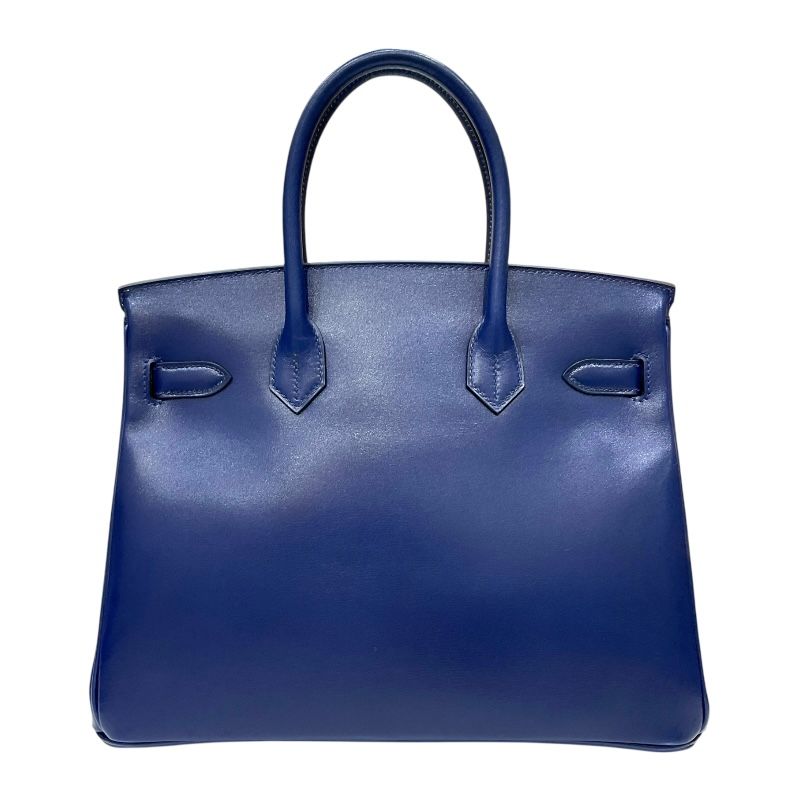 HERMES Birkin 30 Blue Saphir with Gold Hardware - Exquisite Craftsmanship