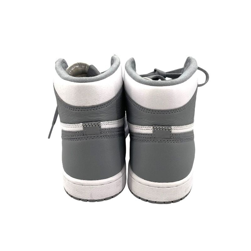 Nike Air Jordan 1 High OG - Gray Leather Sneakers for Men
