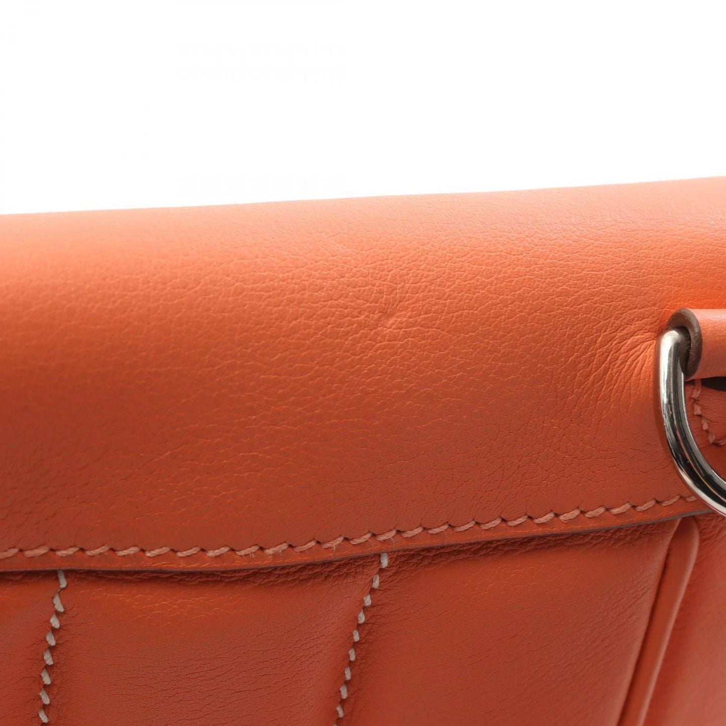 HERMES Berlin Mini Clebet Shoulder Bag - Exquisite Orange Elegance