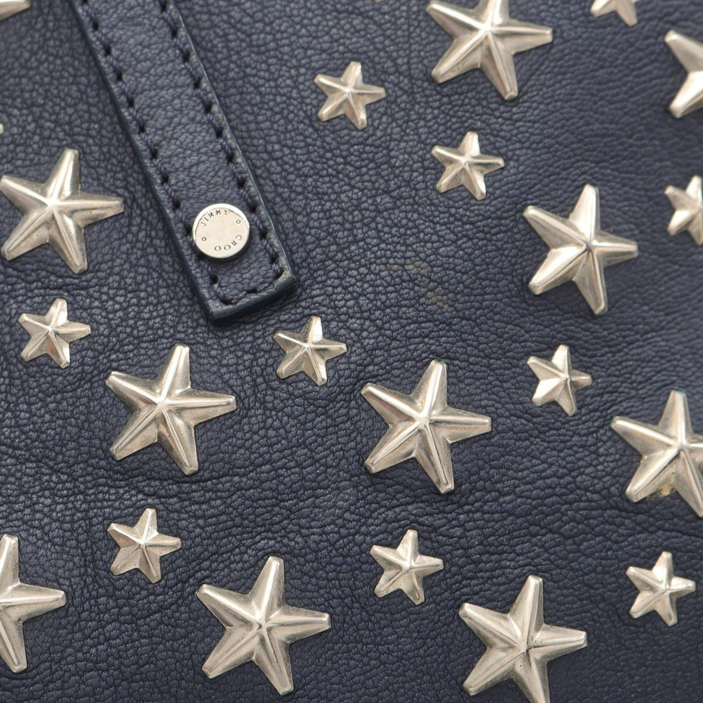 Jimmy Choo Sasha S Tote Bag in Navy Leather - Exquisite Craftsmanship