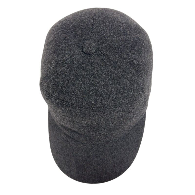HERMES Cashmere Cap in Dark Grey - Unisex Luxury Accessory