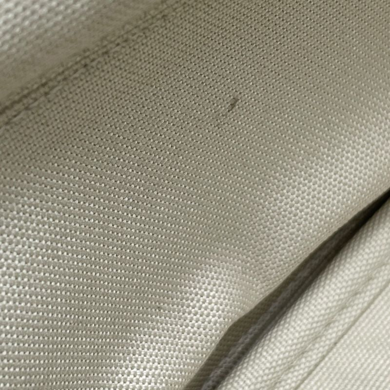 Miu Miu 2WAY Handbag in Light Grey Canvas - Timeless Elegance