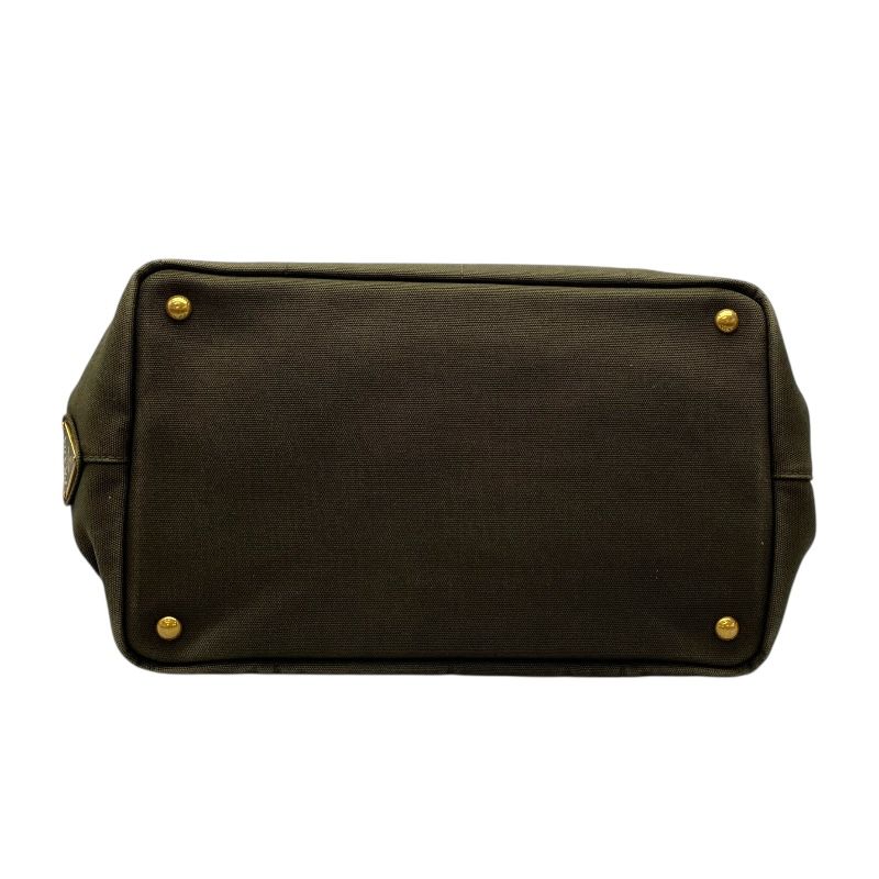 PRADA Canvas Kanapa Tote Bag in Khaki - Timeless Elegance