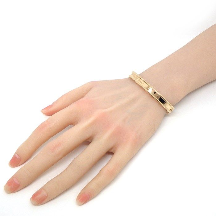 Van Cleef & Arpels Perlée Medium Bracelet in K18 Pink Gold