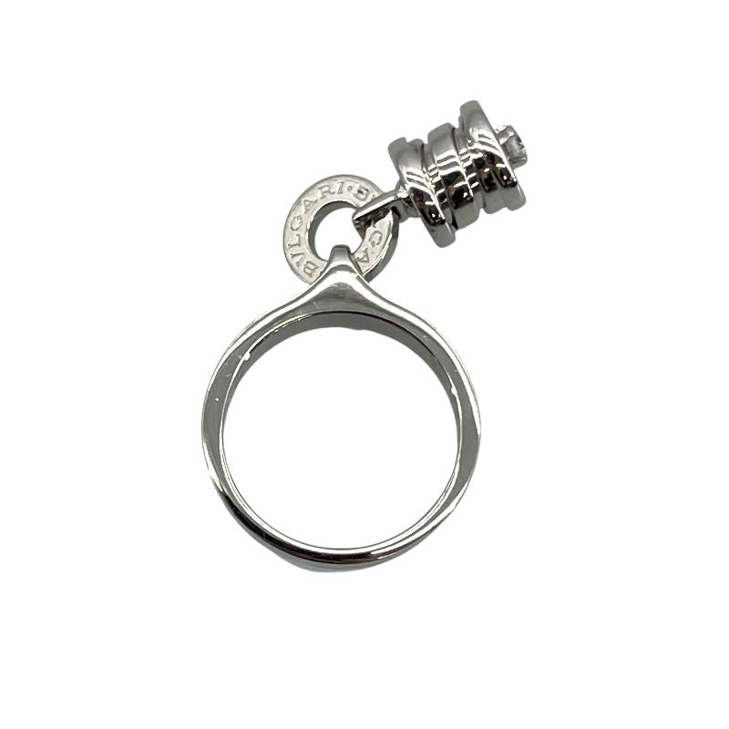 BVLGARI B.zero1 Element Ring in 750WG with Diamonds - Size 8