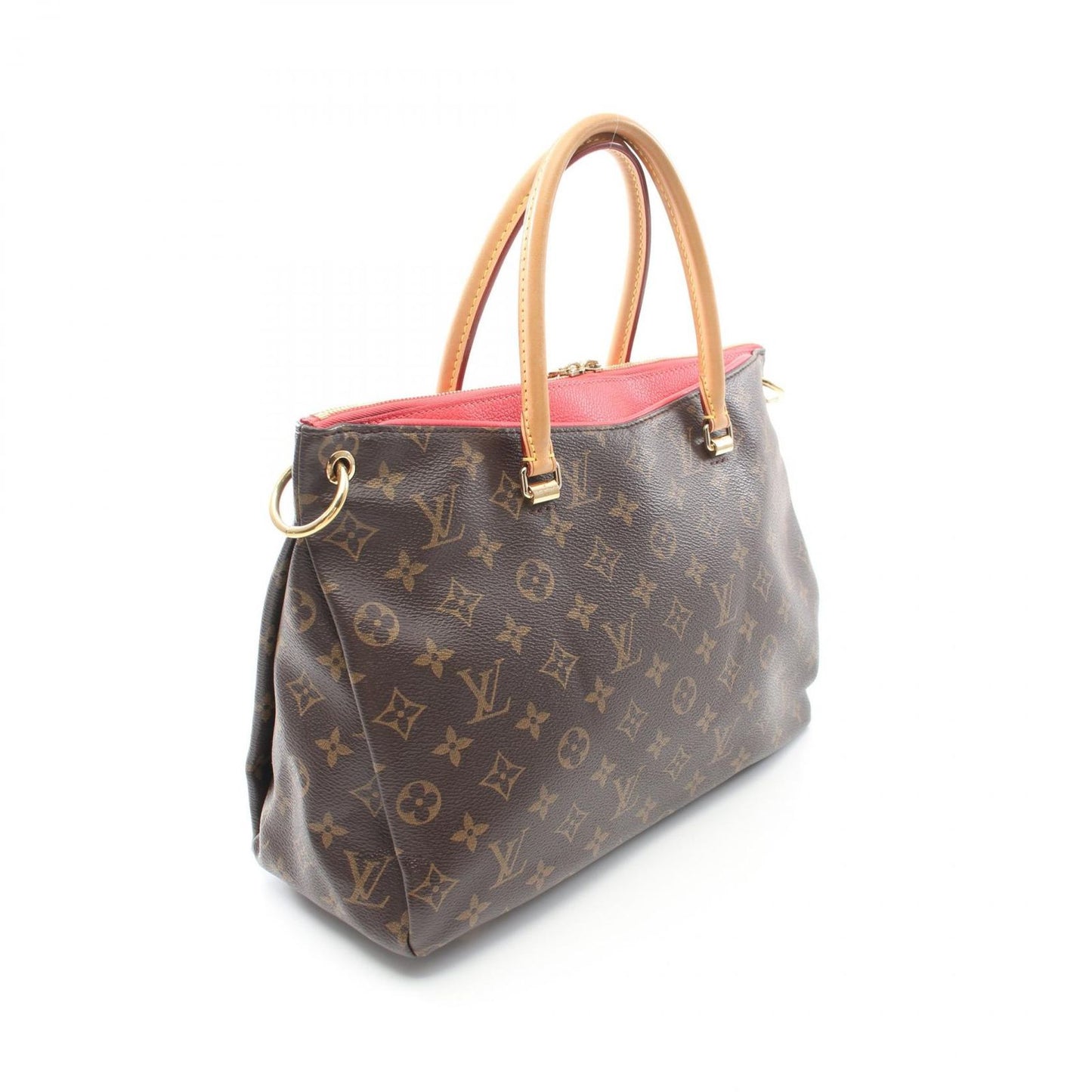 Louis Vuitton Palas Handbag M41147 - Exquisite Rose Rich Canvas