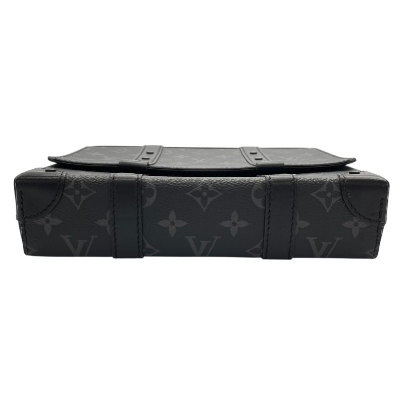 Louis Vuitton Monogram Eclipse Trunk Messenger PM - Black