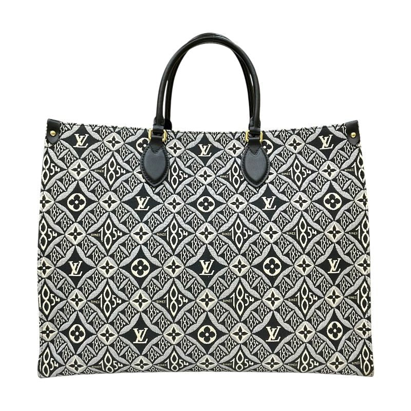 Louis Vuitton OnTheGo GM Since1854 Black & White Handbag
