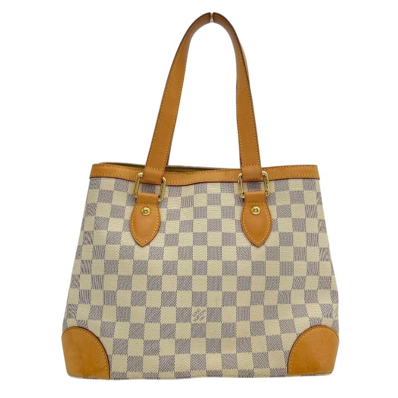 Louis Vuitton Hampstead PM Damier Azur Tote - White