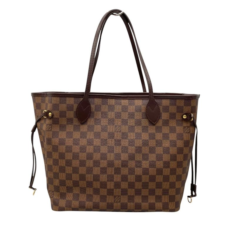 Louis Vuitton Neverfull MM Damier Brown Tote Bag - Timeless Elegance