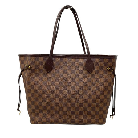 Louis Vuitton Neverfull MM Damier Brown Tote Bag - Timeless Elegance
