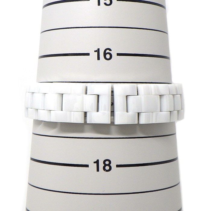 Chanel J12 H0968 White Ceramic & Stainless Steel Watch