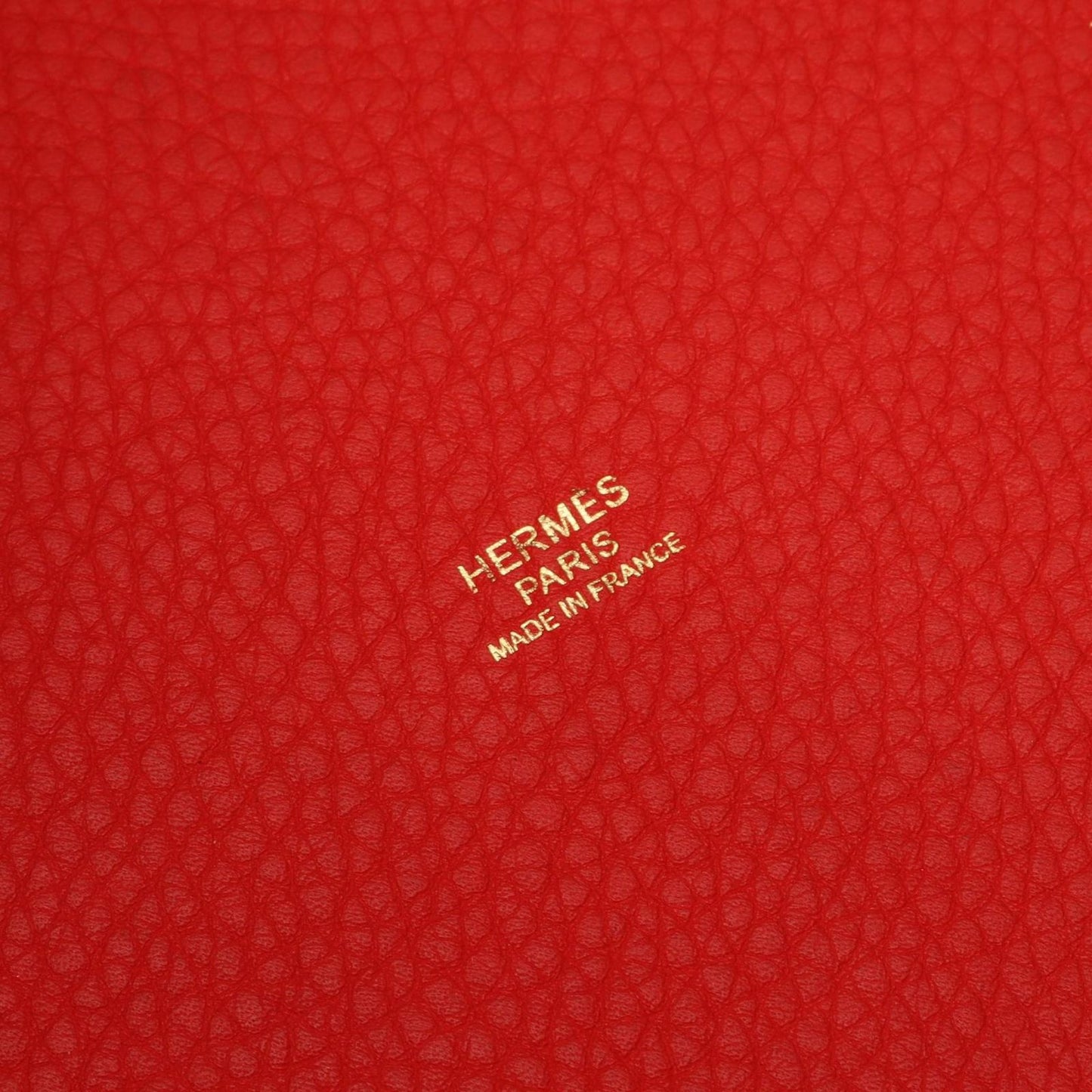 HERMES Picotin Lock MM Handbag in Tomato Red - Exquisite Craftsmanship