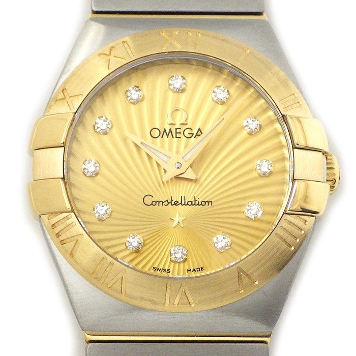 OMEGA Constellation 123.20.24.60.58.001 - Exquisite Gold Dial Watch